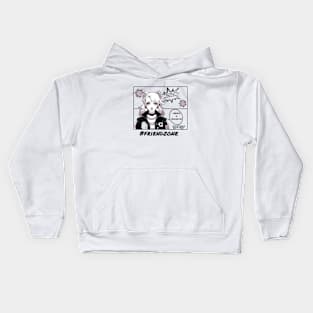 Funny Friend Zone Comic Art Kids Hoodie